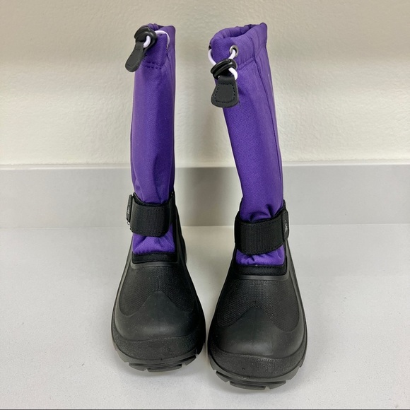 Kamik Rocket Pac Insulated Waterproof Violet Purple Girls Snow Boots NWOB Size 7 - Picture 4 of 7